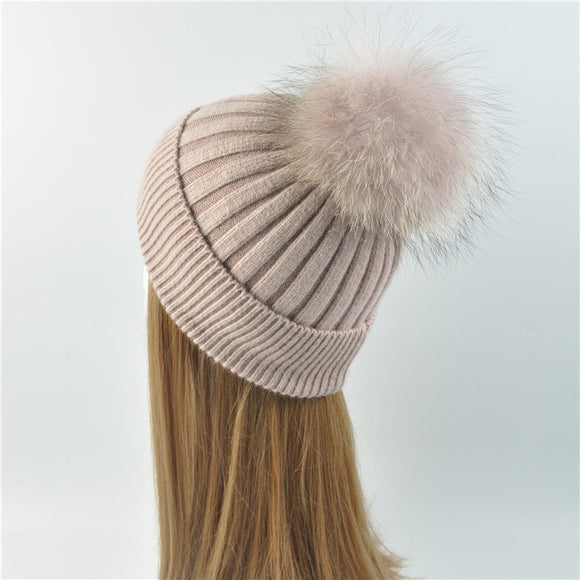 Adult Pom Pom Hats