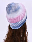 Tie-dye Beanie Hat Purple