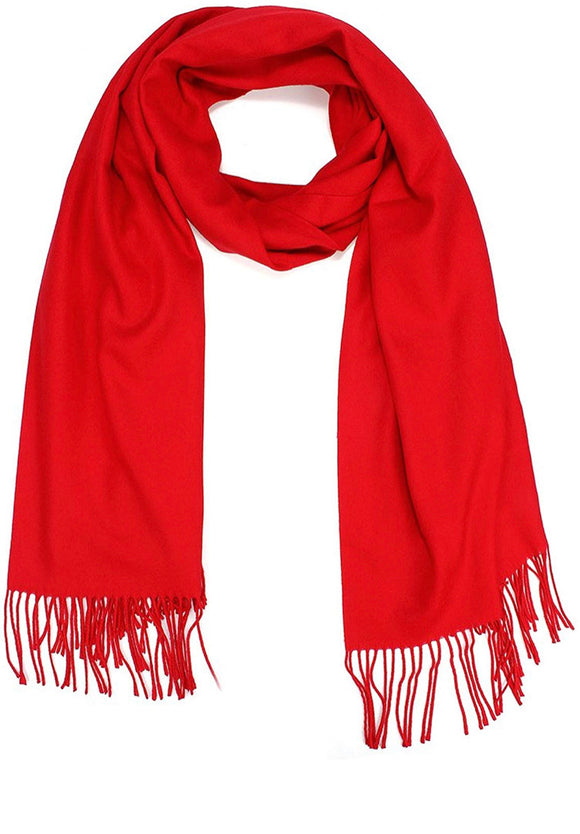 Cashmere blend Scarf - Robin Red